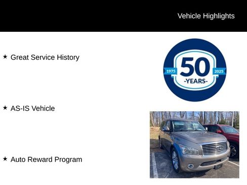 Used 2014 INFINITI QX80 4WD w/ Deluxe Touring Package image 5