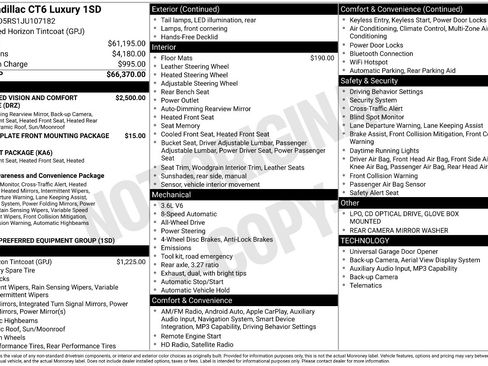 Used 2018 Cadillac CT6 Luxury image 3