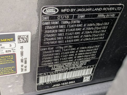 Used 2018 Land Rover Range Rover Sport HSE AWD/4WD image 31