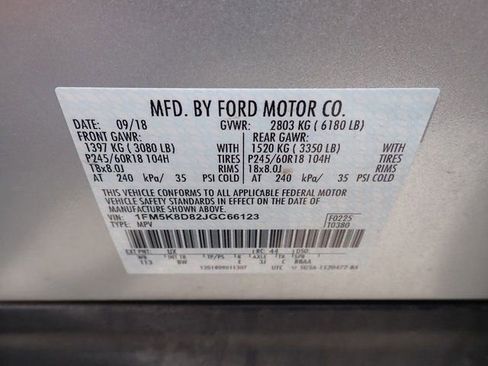 Used 2018 Ford Explorer XLT w/ Equipment Group 202A AWD/4WD image 14