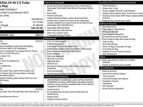 New 2026 MAZDA CX-50 2.5 Turbo w/ Accent Package image 22