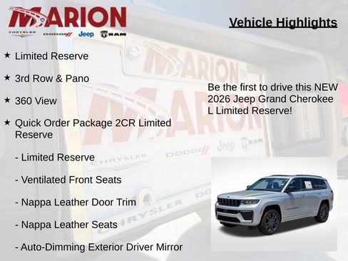 New 2026 Jeep Grand Cherokee L Limited AWD/4WD image 5