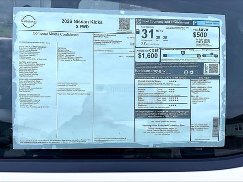 New 2026 Nissan Kicks S image 19