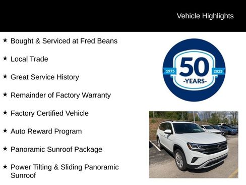 Used 2023 Volkswagen Atlas SE w/ Panoramic Sunroof Package image 5