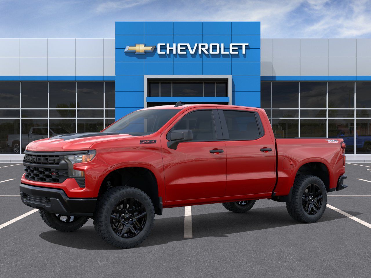New 2026 Chevrolet Silverado 1500 Custom Trail Boss w/ Dark Appearance Package AWD/4WD image 2