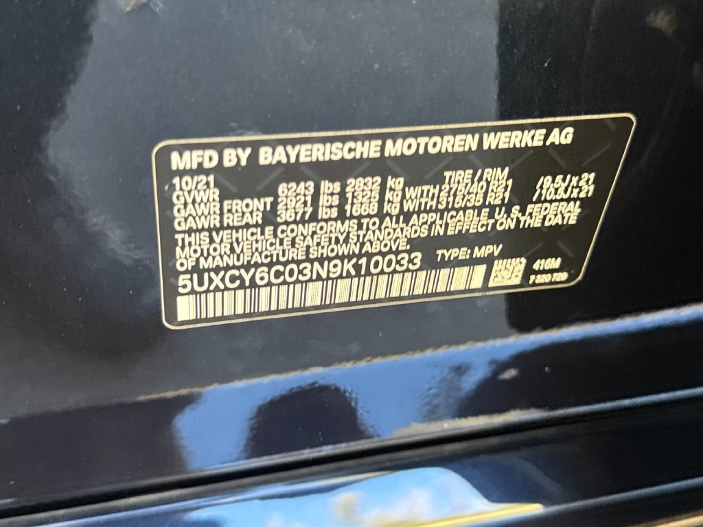 Used 2022 BMW X6 xDrive40i w/ Executive Package AWD/4WD image 39