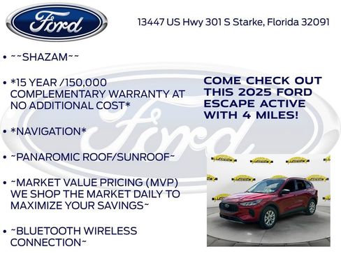 New 2025 Ford Escape Active w/ Tech Pack #1 image 5