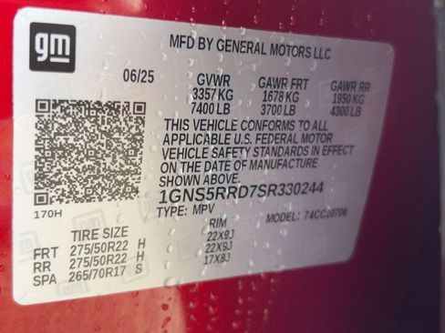 Used 2025 Chevrolet Tahoe RST w/ Comfort Package image 21