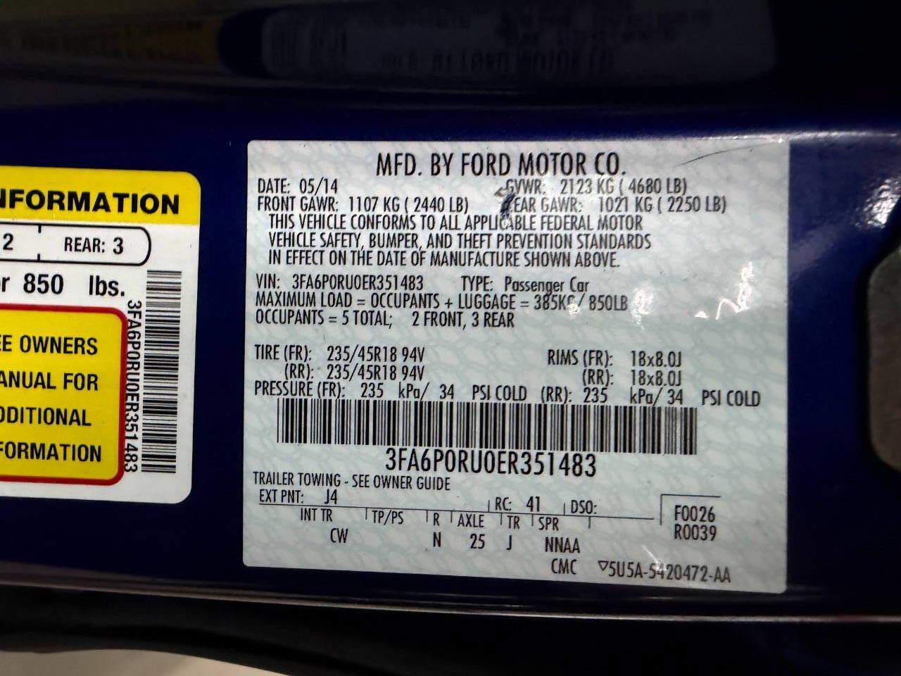 Used 2014 Ford Fusion Titanium FWD image 31