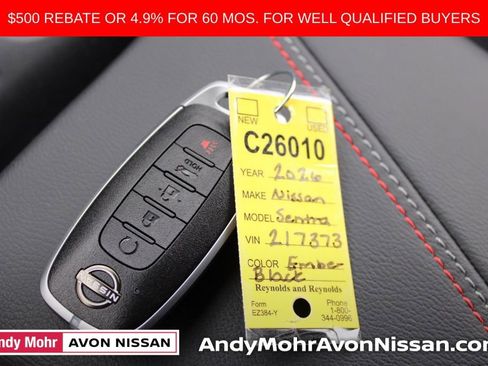 New 2026 Nissan Sentra SR w/ Floor Mat Package image 21