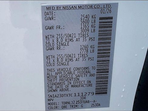 New 2026 Nissan Murano Platinum w/ Technology Package AWD/4WD image 13