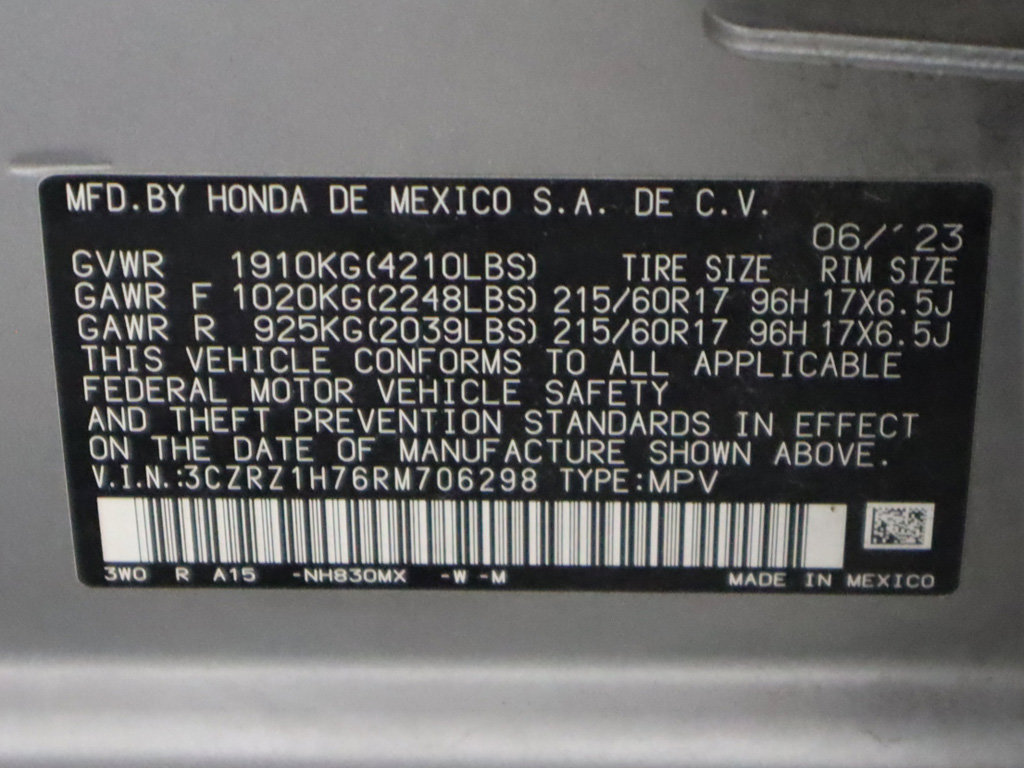 Used 2024 Honda HR-V EX-L image 50