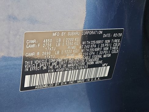 Used 2020 Subaru Outback Premium image 27