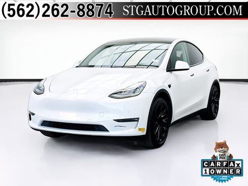 Used 2020 Tesla Model Y Long Range AWD/4WD image 1