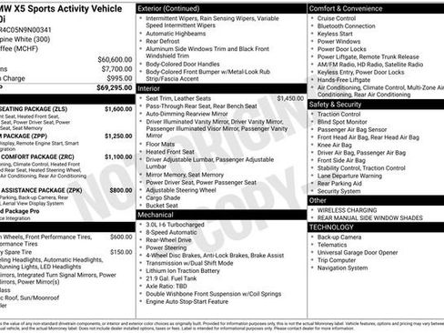 Used 2022 BMW X5 sDrive40i w/ Luxury Seating Package RWD image 11