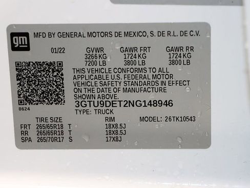 Used 2022 GMC Sierra 1500 SLT w/ SLT Convenience Package AWD/4WD image 32