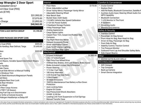Used 2024 Jeep Wrangler Sport AWD/4WD image 11