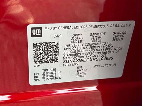 Used 2024 Chevrolet Equinox RS w/ RS Leather Package image 16