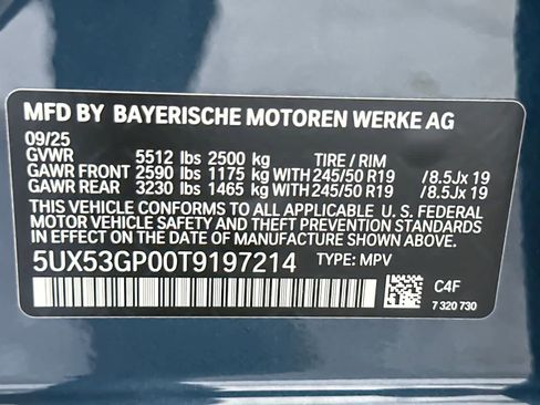 Used 2026 BMW X3 xDrive30i w/ Convenience Package AWD/4WD image 27