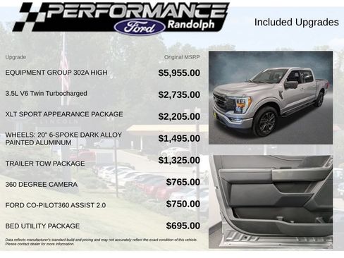 Used 2023 Ford F150 XLT w/ Equipment Group 302A High AWD/4WD image 6