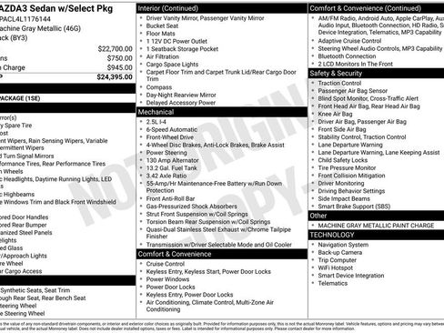 Used 2020 MAZDA MAZDA3 Select image 4