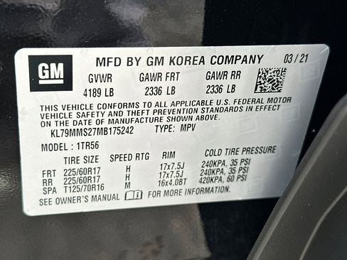 Certified 2021 Chevrolet TrailBlazer LS w/ LPO, Blackout Package image 37