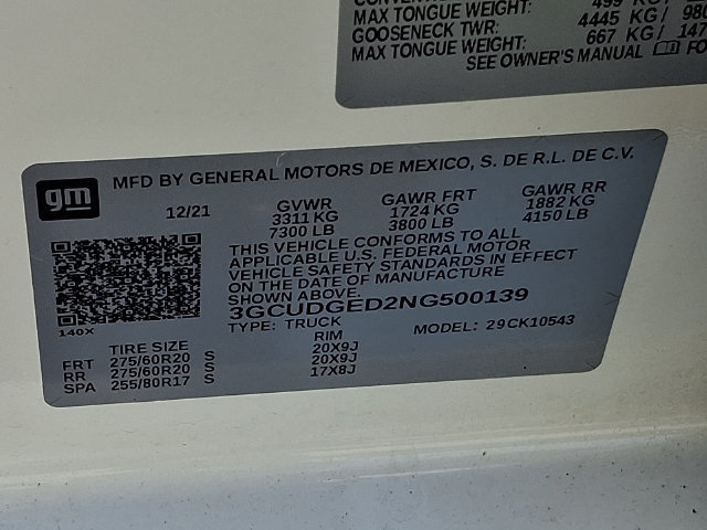 Used 2022 Chevrolet Silverado 1500 LTZ w/ Max Trailering Package AWD/4WD image 30