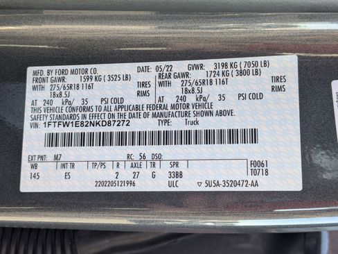 Used 2022 Ford F150 Lariat w/ Tow Technology Package image 32