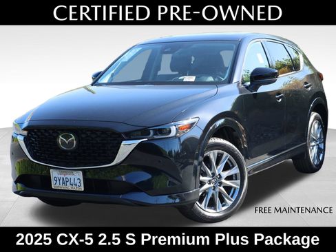 Certified 2025 MAZDA CX-5 AWD 2.5 S w/ Premium Plus Pkg image 1