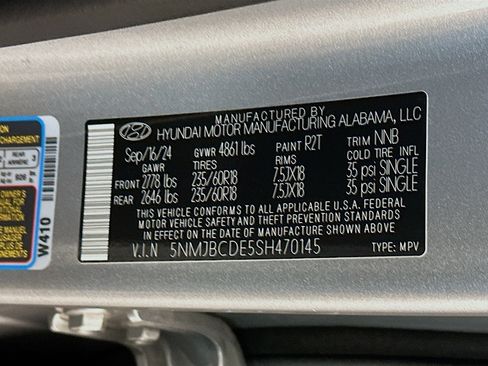 Used 2025 Hyundai Tucson SEL AWD/4WD image 12
