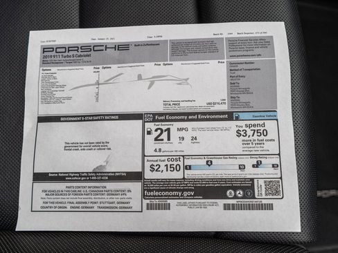 Used 2019 Porsche 911 Turbo S image 59