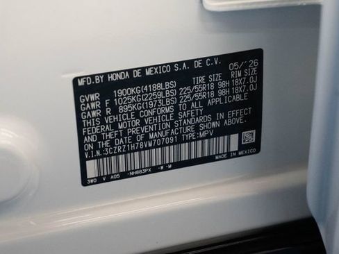 New 2027 Honda HR-V EX-L image 33