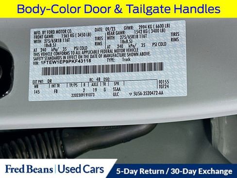 Certified 2023 Ford F150 XLT w/ Equipment Group 302A High AWD/4WD image 38