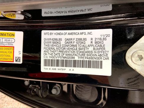 Used 2021 Honda Accord EX-L image 34