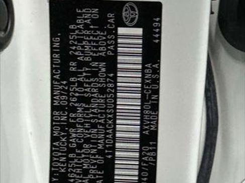 Certified 2025 Toyota Camry LE FWD image 34
