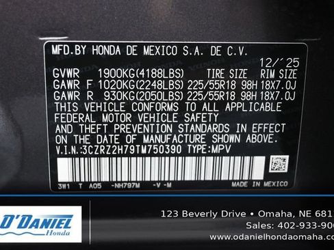 Used 2026 Honda HR-V EX-L image 44