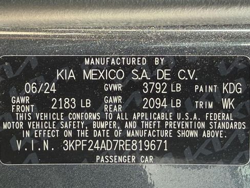 Used 2024 Kia Forte LXS w/ LXS Technology Package FWD image 42