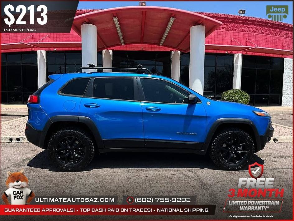 Used 2017 Jeep Cherokee Trailhawk w/ Comfort/Convenience Group AWD/4WD image 5