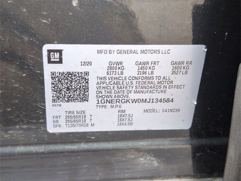 Used 2021 Chevrolet Traverse LT image 32