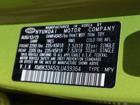 Used 2020 Hyundai Kona Limited FWD image 28