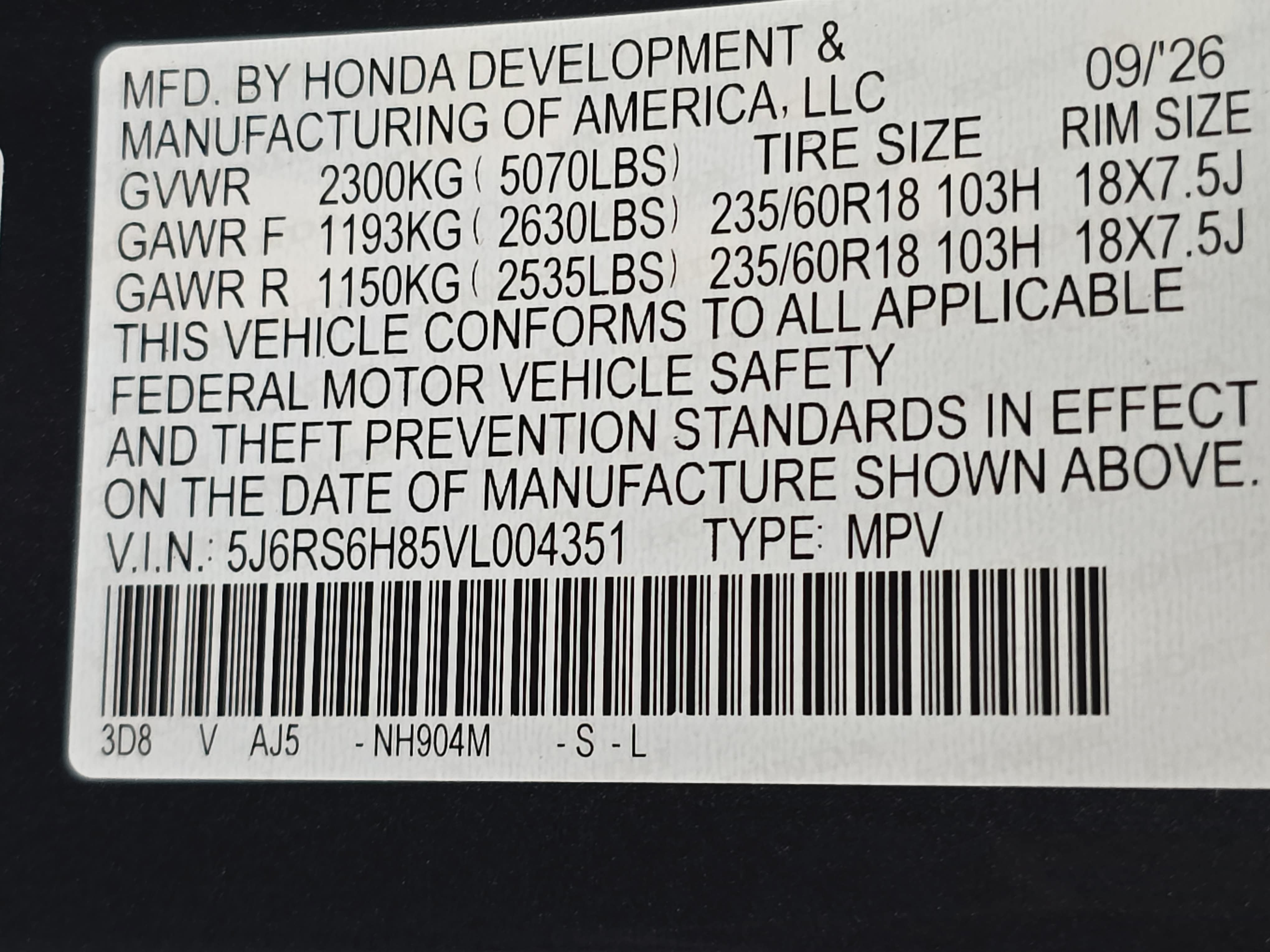 New 2027 Honda CR-V Sport-L image 36