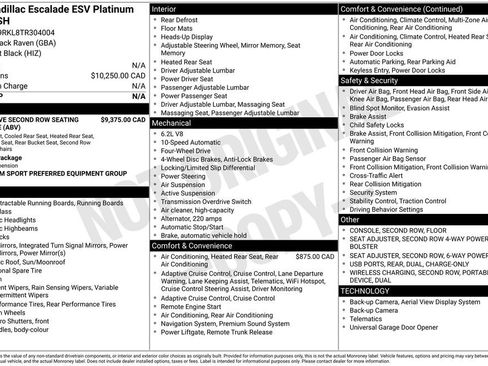 Used 2026 Cadillac Escalade ESV Platinum Sport AWD/4WD image 24