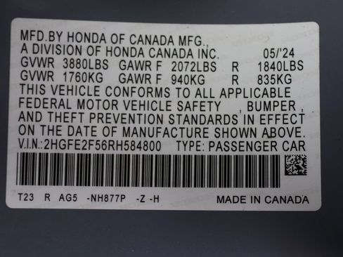 Used 2024 Honda Civic Sport image 28