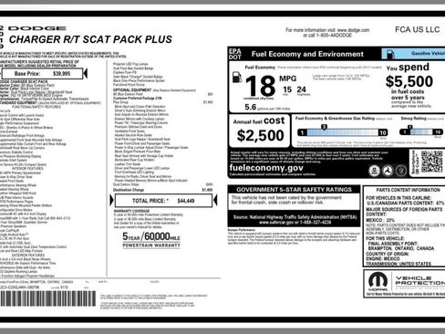 Used 2019 Dodge Charger Scat Pack w/ Plus Group RWD image 23