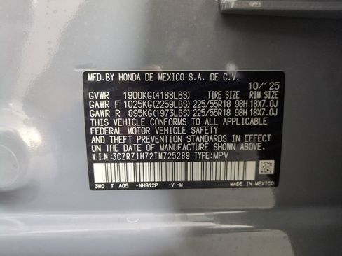 New 2026 Honda HR-V EX-L image 29