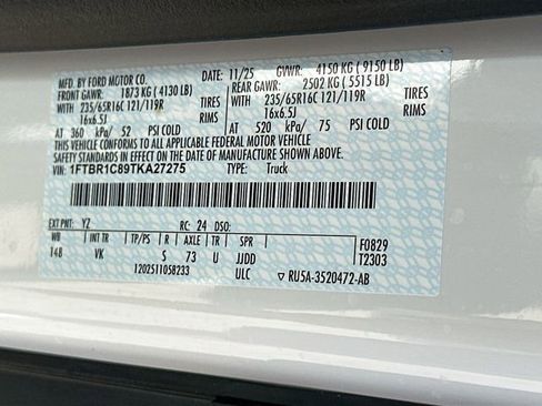 New 2026 Ford Transit 250 148 Medium Roof RWD image 19