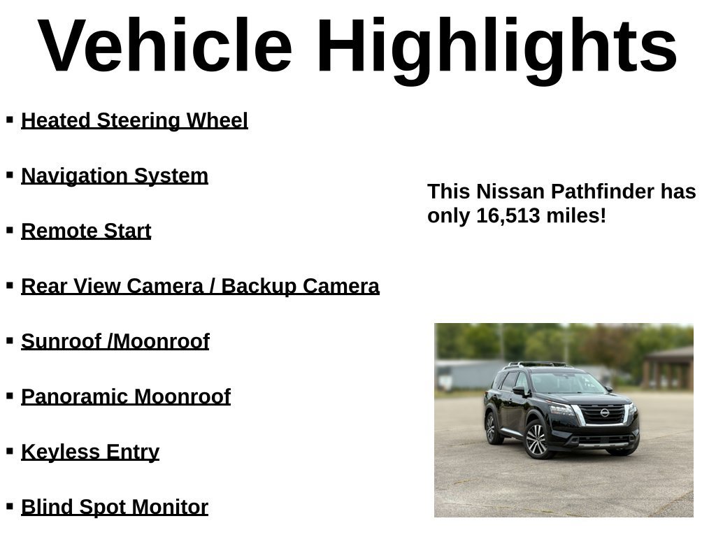 Used 2025 Nissan Pathfinder Platinum FWD image 39