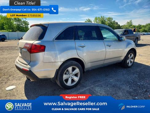 Used 2010 Acura MDX w/ Technology Package AWD/4WD image 4