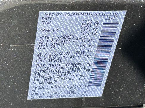 Certified 2023 INFINITI QX60 Luxe w/ Cargo Package image 13