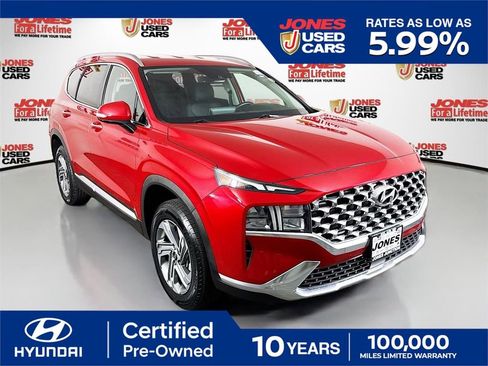 Certified 2021 Hyundai Santa Fe SEL w/ Convenience Package AWD/4WD image 1